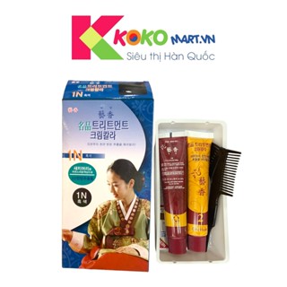 Thuốc Nhuộm Tóc Thảo Dược Hàn Quốc 1N Black Brown (màu đen)