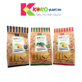 Bánh Quy Giòn Ăn Kiêng Các Vị ( rau củ, trứng muối, phô mai) 238g 