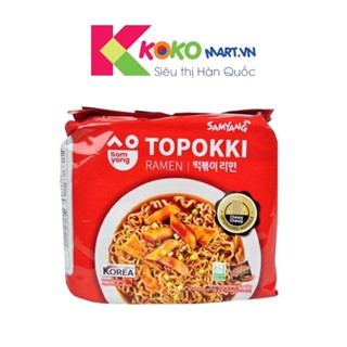 Lốc 5 gói Mì nước Samyang Topokki Ramen Hàn Quốc