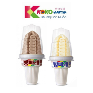 Kem lốc xoáy Fanfare Hàn Quốc Vani, Socola 175ml