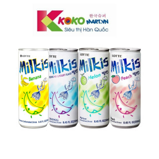 Nước soda sữa Milkis Lotte Hàn Quốc lon 250ml