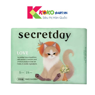 Băng vệ sinh Secretday 18 miếng 210mm Hàn Quốc
