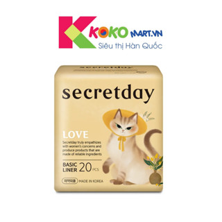 Băng vệ sinh Hàn Quốc Secretday Hằng ngày 20 miếng 150mm 