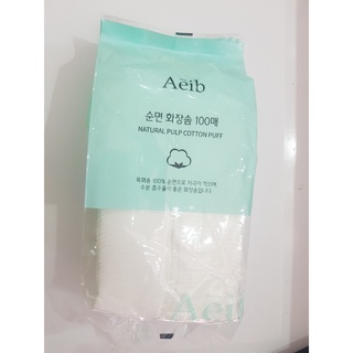 Bông Tẩy Trang hàn quốc Aieb túi xanh 100P