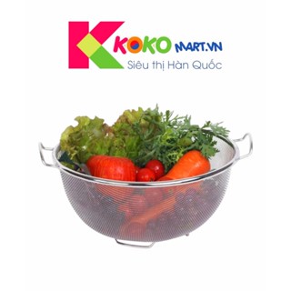 Rổ inox ĐK 26 cm đai nhỏ cao cấp Sta Ami ST005 