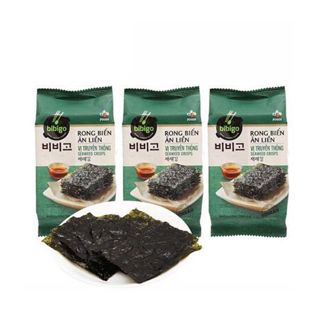 Rong biển ăn liền Bibigo vị truyền thống (lốc 3 gói)