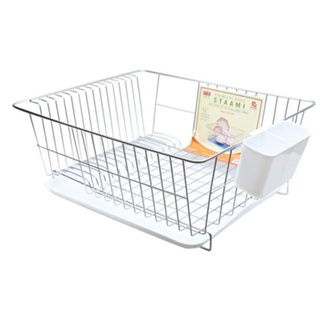 Kệ chén đĩa inox kèm khay nhựa hứng nước Sta Ami 051( 470mm*400mm*200mm)
