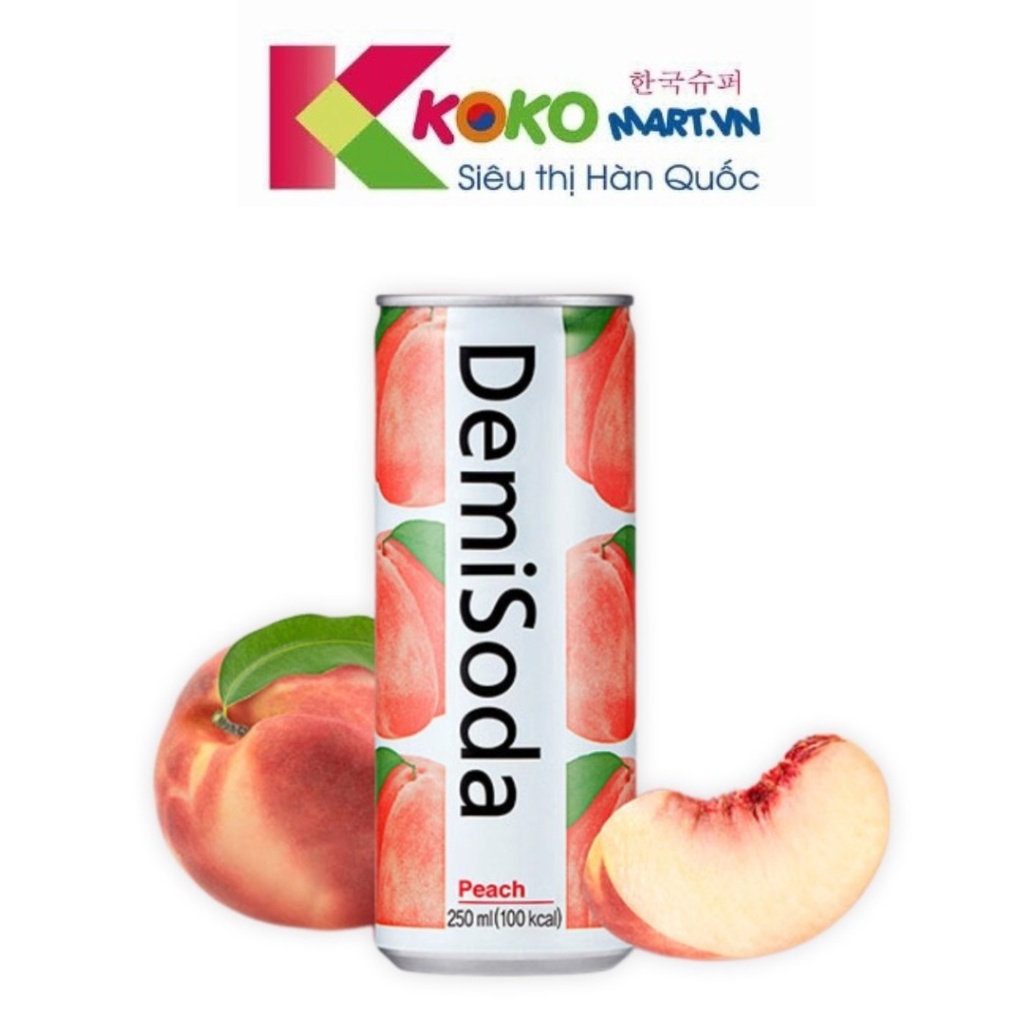 Nước demisoda vị đào Hàn Quốc 250ML