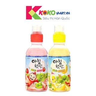 Nước gạo trái cây Wongjin chai 200ml (vị dâu và chuối)