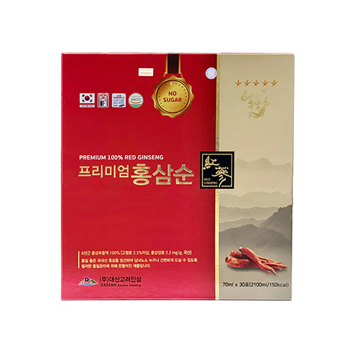 Chiết Xuất Hồng Sâm Không Đường Daesan 70ml*30 gói