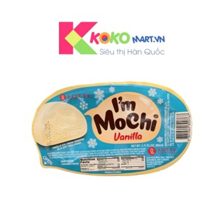 Kem mochi vani Lotte Hàn Quốc (hộp 2 cái)