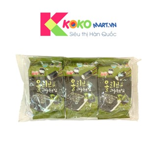 Rong Biển Tẩm Gia Vị Ôliu Gangcheon 4g* 3 gói (lốc 3 gói)