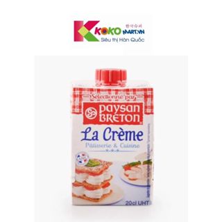 Kem sữa tiệt trùng Whipping Cream Paysan Breton 200ml