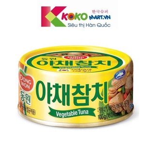 Cá Ngừ Trộn Rau Củ Dongwon Hộp 100G