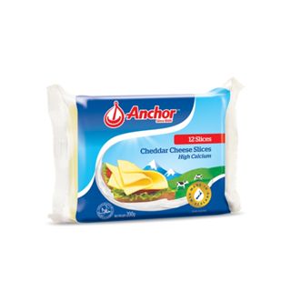 Phô mai lát Cheddar Anchor 200g 12 lát (giao HCM)