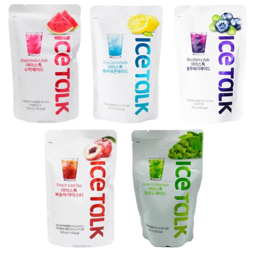 Nước trái cây lạnh ICE TALK Hàn quốc