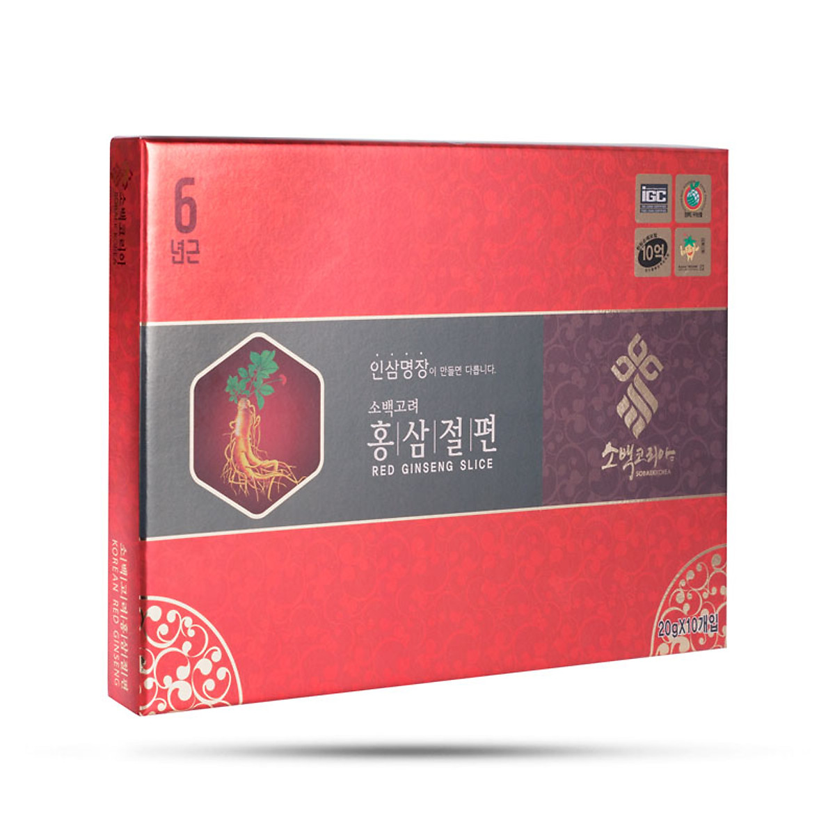 Sâm lát tẩm mật ong Sobaek 20g*10