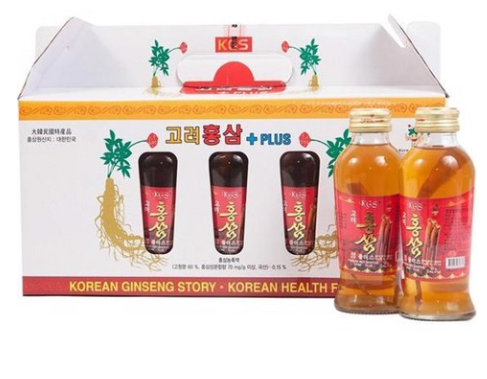 NƯỚC HỒNG SÂM HÀN QUỐC KSG CÓ CỦ SÂM TƯƠI
