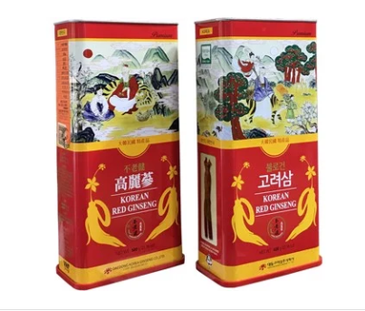 Hồng Sâm Củ Khô Hộp Thiếc 600g Chính hãng Deadong Hàn Quốc