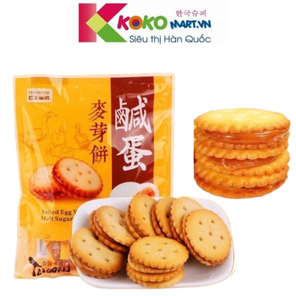 Bánh quy trứng muối Đài Loan 500g