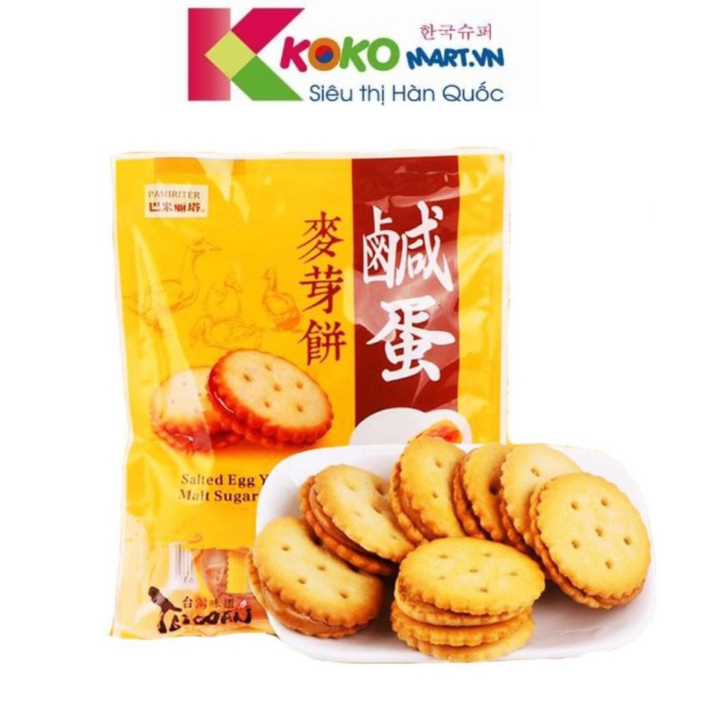Bánh quy trứng muối Đài Loan bịch 180g