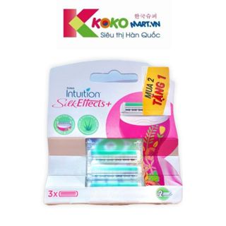 Vỉ 3 Lưỡi Dao Cạo Dành Cho Nữ Schick Silk Effect 3s