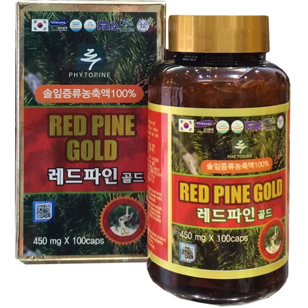 Viên tinh dầu thông đỏ Hàn Quốc Red Pine Gold 100 Viên