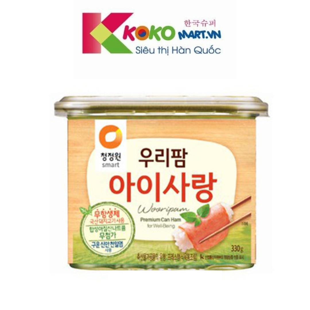 Thịt hộp Wooripam Hàn Quốc 330g