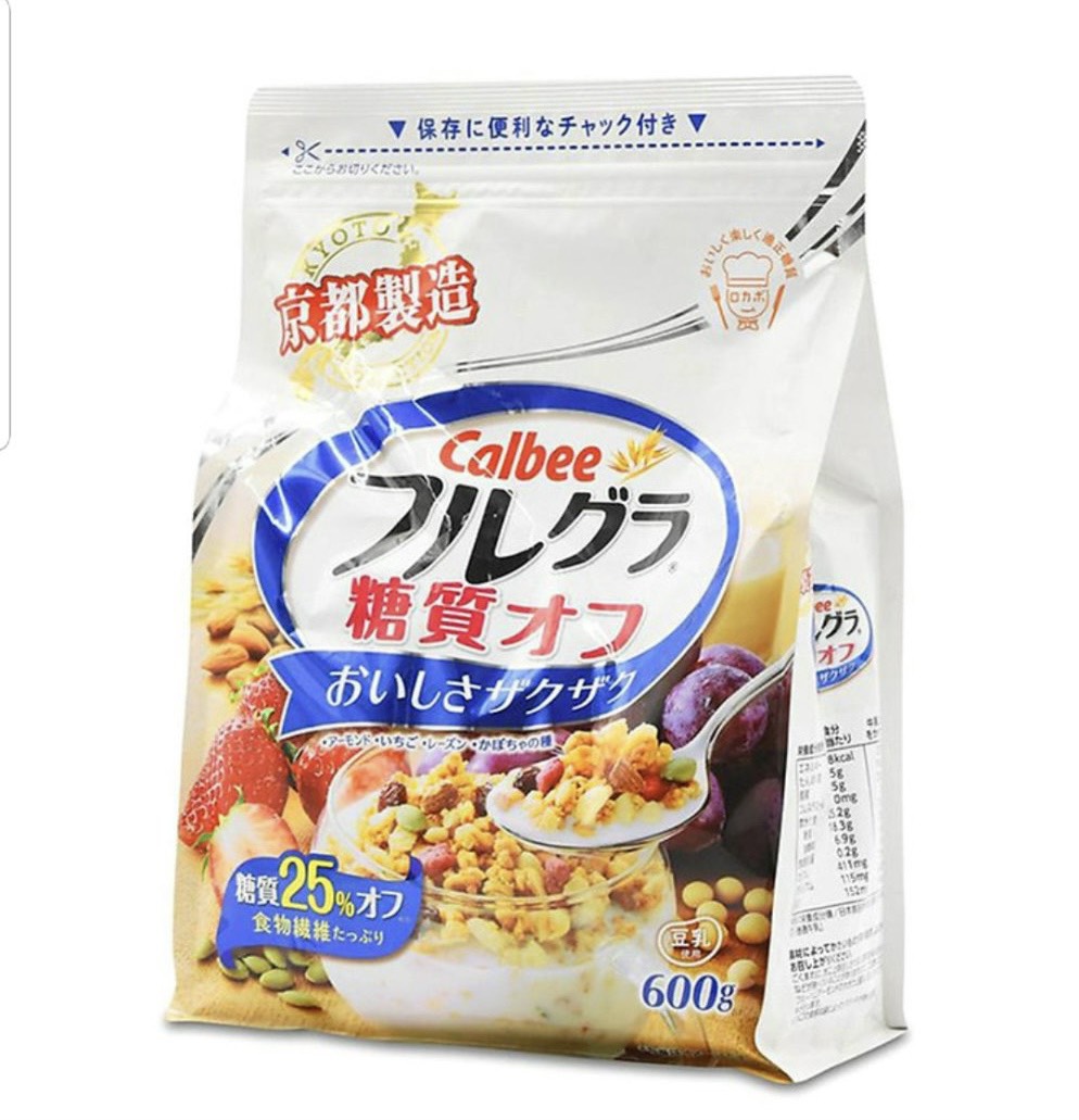 Ngũ cốc Calbee Trắng ít Đường 600g