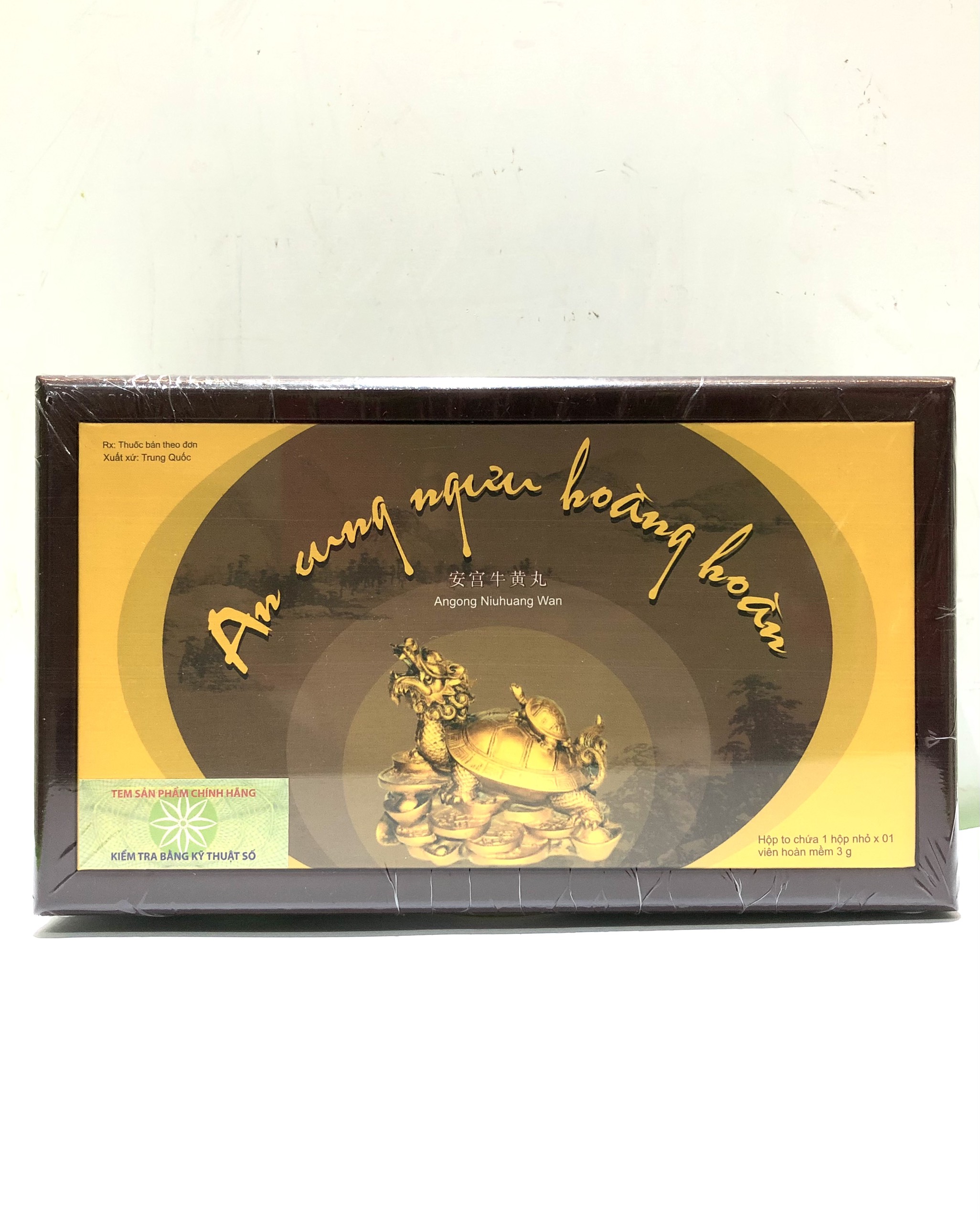 An cung ngưu hoàng hoàn hộp 1 viên 