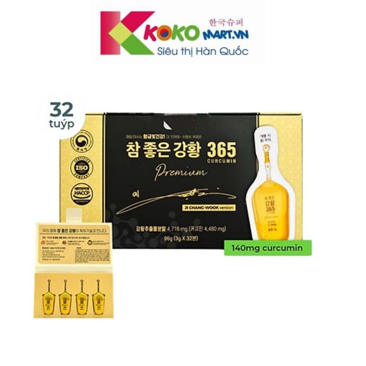Tinh chất nghệ Nano Curcumin 365 Premium Hàn Quốc